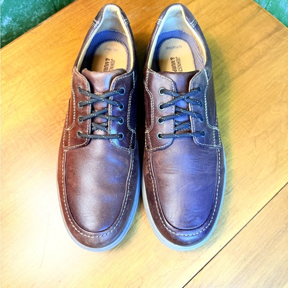 Johnston & Murphy Brown Leather Oxfords - Picture 3 of 15
